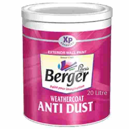 Weather Coat Anti Dust Exterior Wall Emulsion Berger Paint