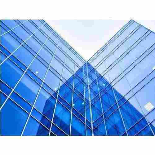 Durable Clear Exterior Blue Glass For Building And Structures