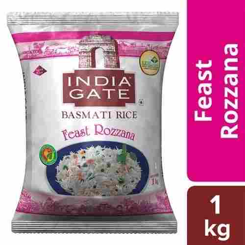 Pack Of 1 Kilogram Long Grain Natural And Fresh India Gate Basmati Rice