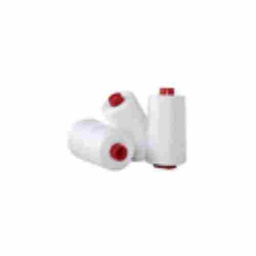 2 Ply White Polyester Yarn For Embroidery, Weaving And Stitching