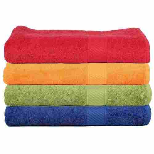 Red Orange Green Blue Cotton Bath Towels