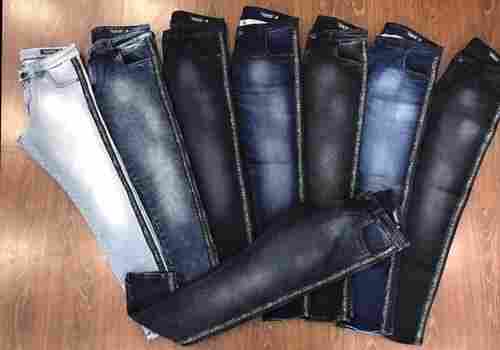 Ankle fit Men's Premium Branded Jeans, Faded, Lycra