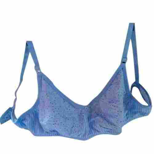 Skin Friendly Soft Comfortable And Breathable Stylish Sky Blue Ladies Bra