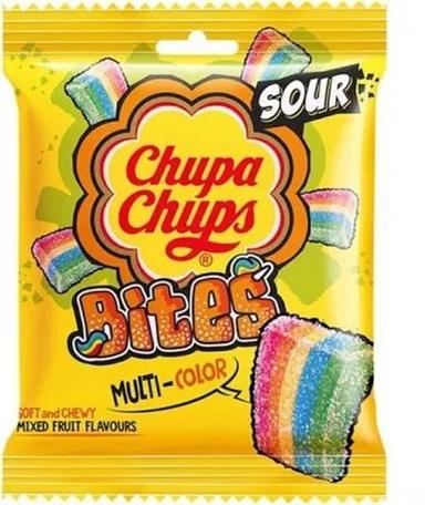 61.6 Gram Soft And Chewy Chupa Chup Mixed Fruit Sour Bites Candy