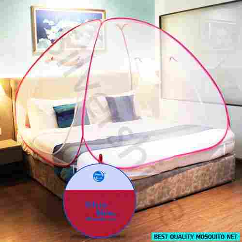Double Bed Polyester Mosquito Net With Zipper Closure for Home And Outdoor