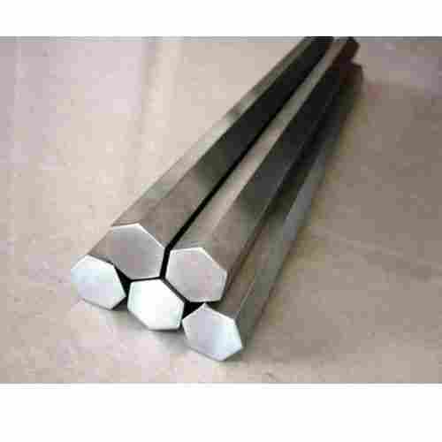 Silver Mild Steel Bright Hexagonal Bar For Construction Use