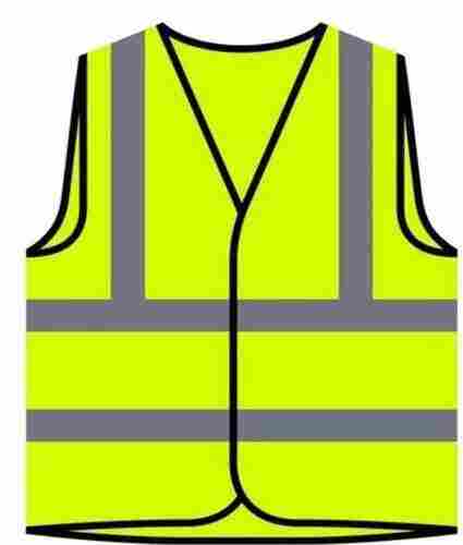 Free Size Sleeveless Polyester Industrial Reflective Safety Jacket For Traffic Control