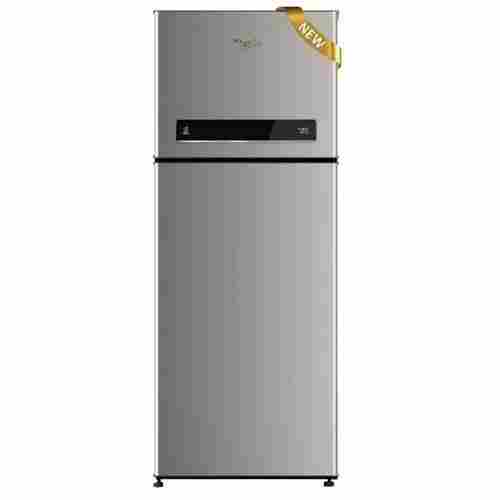 407 L Grey Stainless Steel Electric Double Door Refrigerator