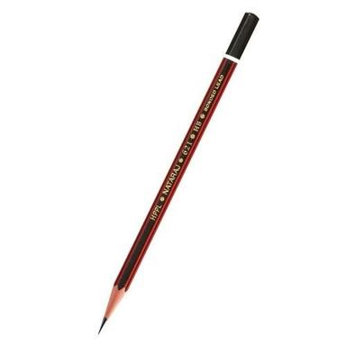 Comfortable To Use Grip And Smooth Writing 50g Black & Red Nataraj Wooden Pencil
