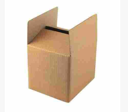 Eco Friendly Rectangular Shaped 3 Ply Plain Light Brown Corrugated Packaging Box