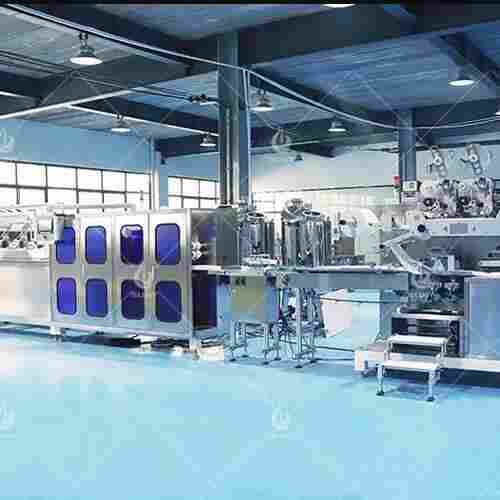 Fully Automatic Chinese 12 Lanes Disposable Wet Wipes Production Line
