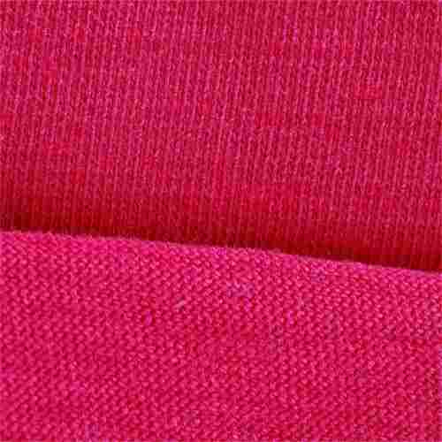 Plain Stylish Look Double Jersey Knitted Fabric