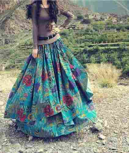 Ladies Long Skirts For Party And Casual Wear(Anti Shrink And Anti Wrinkle)