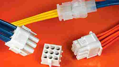 6.35mm White Plastic DIN RMC Pitch Connector with 6 Pins