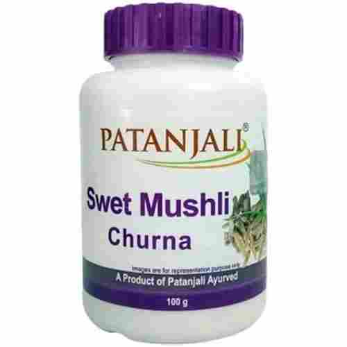 Patanjali Swet Mushli Ayurvedic Churna, Pack Of 100 Gram