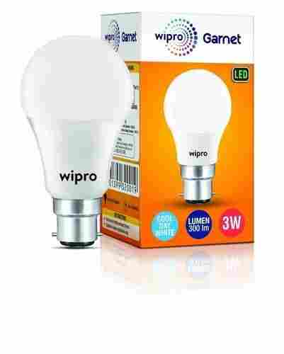 3 Watt 220 Voltage Cool Daylight White Dome Wipro Led Bulb