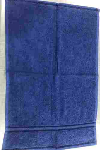 Plain Blue Color Terry Bath Towel