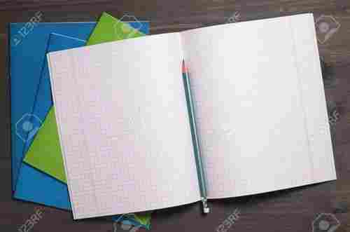 White School Notebook, Size: 10*8 Inches