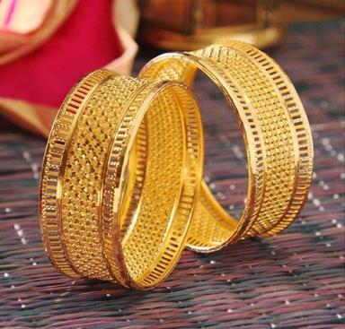 Brown Ladies Pure Gold Bangles For Party And Wedding Wear