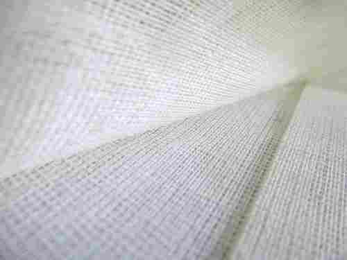 Breathable And Washable Semi Soft Silk Cotton Plain Interlining Fabric