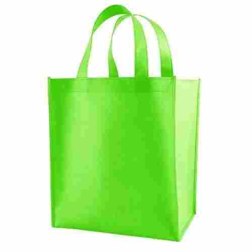 Non Woven Grocery Bags In Rectangular Shape Green Color With 5 Kilogram Capacity
