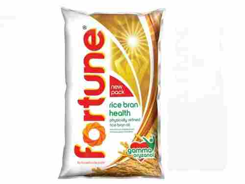 Pack Of 1 Liter Food Grade Yellow Fortune Rice Bran Refined Oil