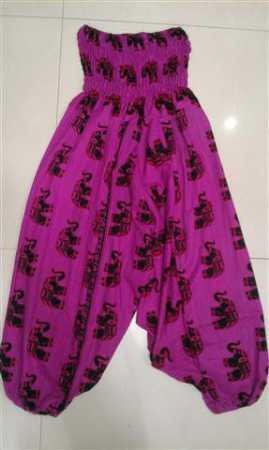 Regular Fit Printed Casual Premium Cotton Harem Pants For Ladies