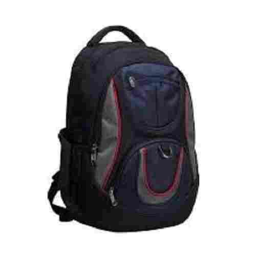 Lightweight Moisture And Water Proof Plain Canvas School Bag With Zipper Closure