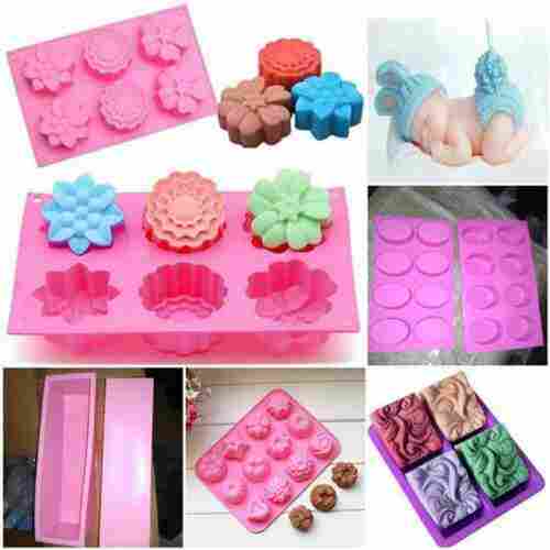 Multiple Design and Pattern Bakery Chocolate Pink Silicon Mold