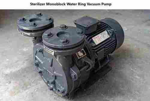 Closed Couple Sterilizer Monoblock Water Ring Vacuum Pump, 1440 Rpm Speed