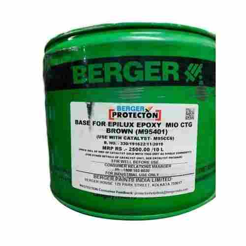 Water Resistance Smooth Highly Glossy Berger Epilux Epoxy Paint, 1 Liter 