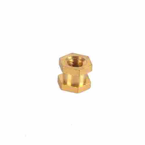 Brass Hex Shape Inserts Nut Used In Machine And Electric Fitting