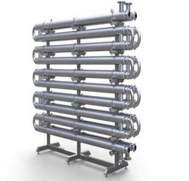 Polished Double Pipe Heat Exchangers For Industrial, Stainless Steel Material