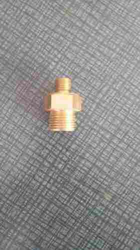 Brass Hex Hose Nipple For Industrial, 2- 6 Inch Size, Polished Finishing