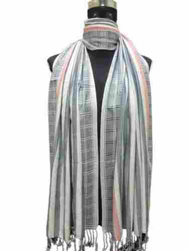 Checked Pattern Cotton Stoles