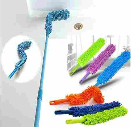 Microfiber Fan Cleaning Duster with Adjustable Handle For Home Use