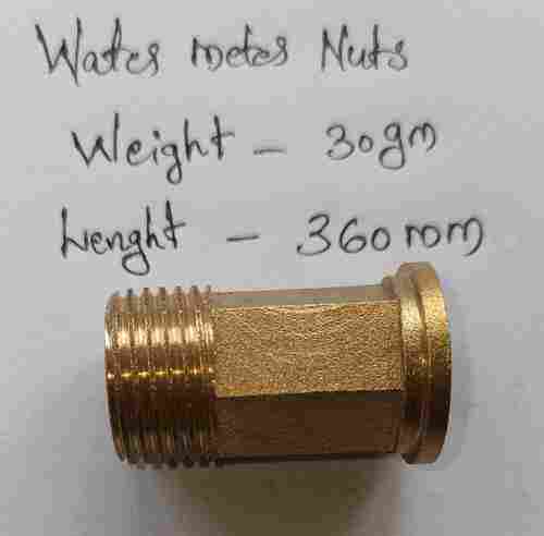 Round Shape Brass Water Meter Nuts(Rust Resistant And Durable)