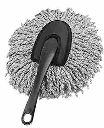 Tiny Car Duster With Plastic Handle For Cleaning Purpose
