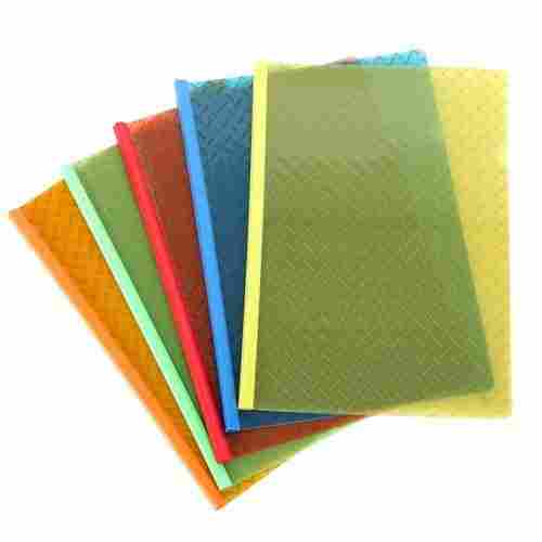 5 Pcs Set Red Orange Blue Green Yellow Plastic File Folder