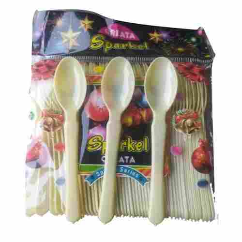 Eco Friendly Lightweight Plain Great Quality Biodegradable Disposable Plastic Spoons