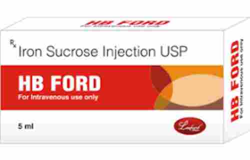 Iron Sucrose Injection Usp Pack Of 5ml