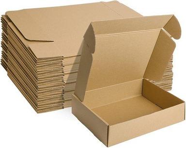 Lightweight Reusable Eco-Friendly Paper 3 Ply Duplex Brown Corrugated Box