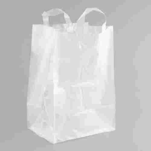 Pp Carry Bags For Shopping, White Color, 14 X 16 Inch Size, Loop Handle