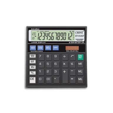 Black Orpat 512Gt Pocket 12 Digits Calculator
