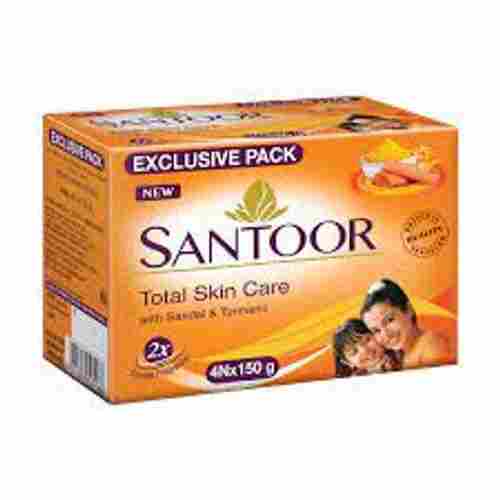 Santoor Sandal And Turmeric Soap Exclusive Pack For Bright Young Skin Anti-Inflammatory Properties