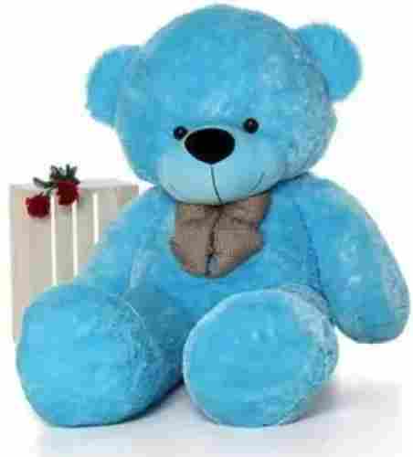 399 Gram Weight Portable And Soft Sky Blue Stuffed Teddy Bear 