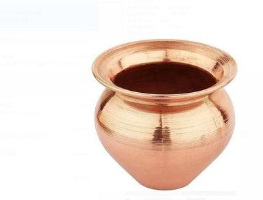 4.5 Inch Long Corrosion Resistant And Pure Copper Gold Plated Kalash