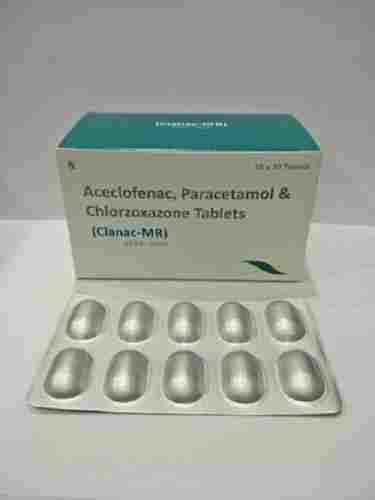 Tablet Aceclofenac,Paracetamol Chlorzoxazone 10*10