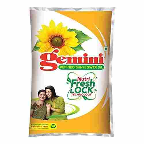99% Pure Commonly Cultivared Enriched With Nutri V Gemini Refined Sunflower Oil, 1 L