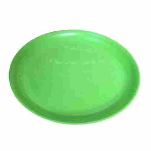 12 Inch Dishwasher Safe Unbreakable Smooth Finish Green Round Plastic Plate